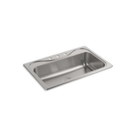 STERLING Southhaven 33X22 Single Basin Sink F24912-3-NA